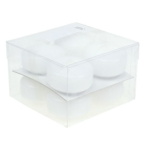 Floristik24 Lebegő gyertyák Fehér 4,5cm 8 db