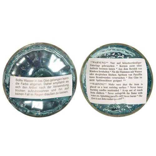 tételeket Üveg úszó mécsestartó elegáns kiegészítőként bármely szobában, 10 cm, 2 darab