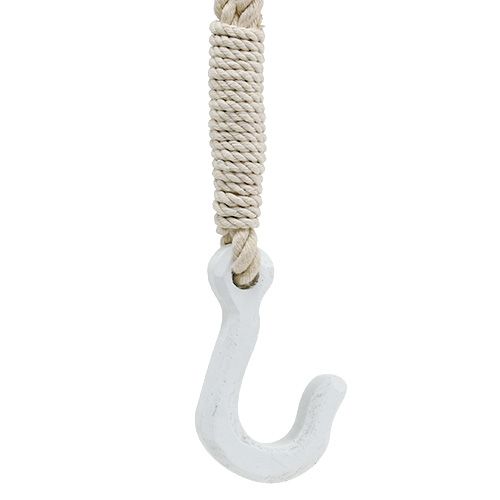 Floristik24 Csörlő, kötélzet L80cm fehér, kék, natúr