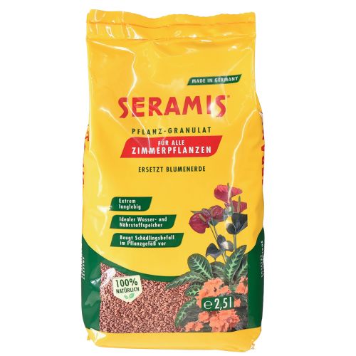 Floristik24 Seramis növény granulátum szobanövényekhez 2,5l