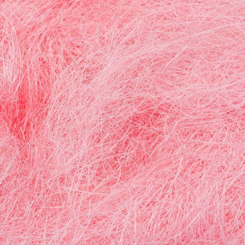tételeket Szizál fű kézművesekhez, kézműves anyag natúr anyag rózsaszín 300g