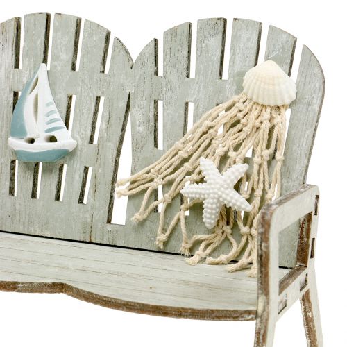 Floristik24 Deco pad tengeri szürke 17cm x 13cm x 8cm