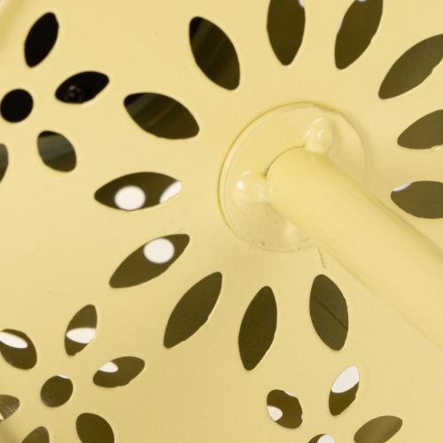 tételeket Napelemes asztali lámpa finom virágmintával erkélyre vagy teraszra, 28 cm