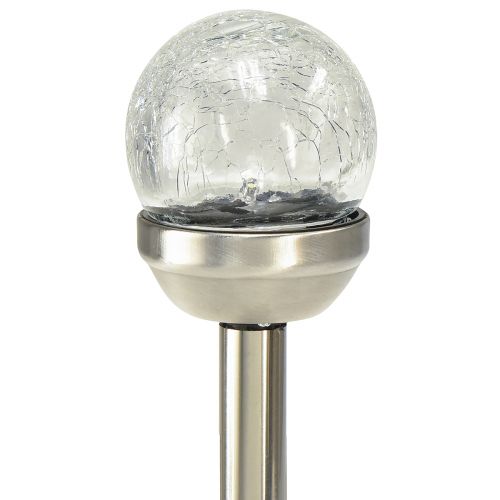 Floristik24 Napelemes kerti karó napelemes lámpák erkély Ø6cm H36cm 6 db