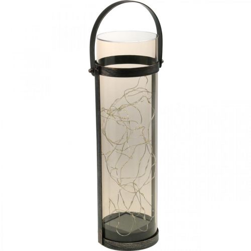 Kerti lámpa, napelemes lámpa, fénycső dekorációhoz LED meleg fehér H35cm