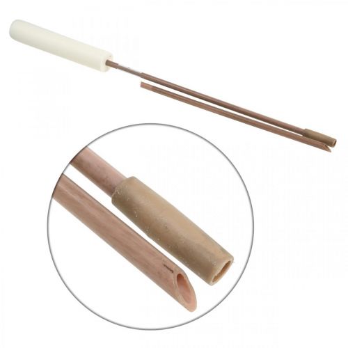 Floristik24 Kerti dekoráció LED napelemes gyertya napelemes lámpa H98cm