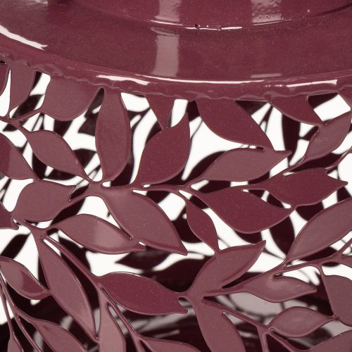 tételeket Levélmotívumos lámpás, napelemes, hangulatos kültéri világításhoz, 25 cm