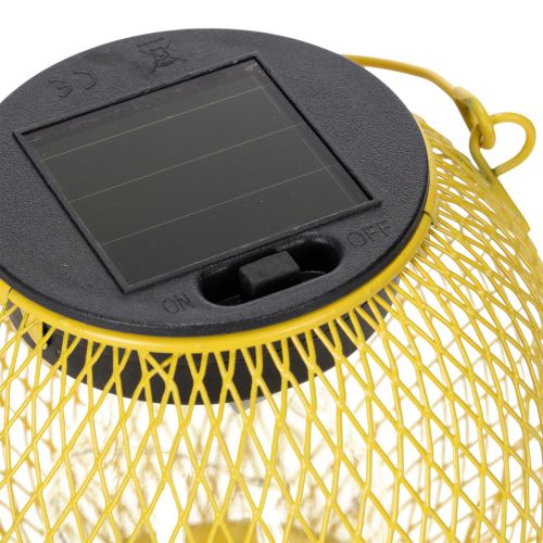 tételeket Napelemes lámpa kertbe és teraszra, modern dizájnnal, fémből, 12 cm