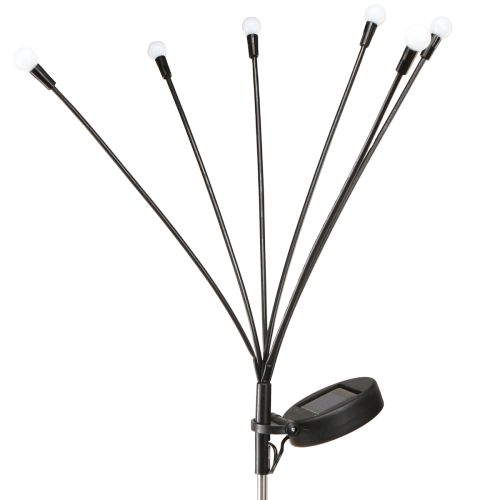 Floristik24 Napelemes lámpák kültéri LED rúdlámpa meleg fehér 70cm 3db