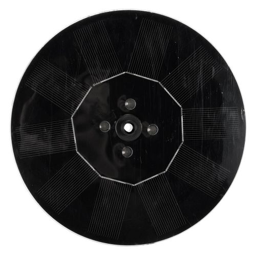 tételeket Napelemes szivattyú kerti tavakhoz, úszó, dekoratív vízijáték LED-del, 16 cm