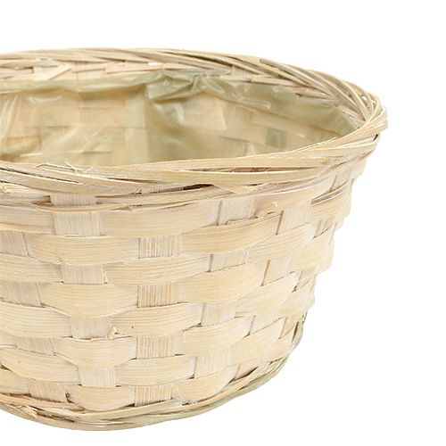 Floristik24 Forgácstálca kerek fehérre 8db. Ø20cm