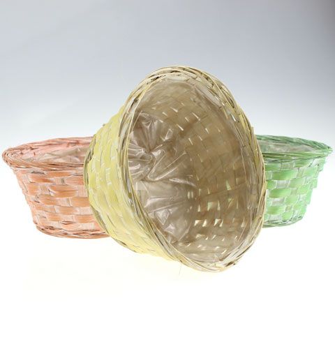 Floristik24 Forgácstálca, kerek, tarka, 8 db, Ø 20cm