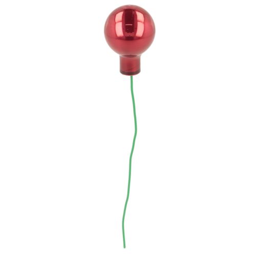 Karácsonyi gömbdíszek dróttal, mini fényes, tükrös bogyók, 20 mm, 140 darab | Floristik24.hu