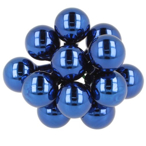 Mini karácsonyi gömbdíszek dróttal, tükrös bogyók, 20 mm, 140 darab | Floristik24.hu