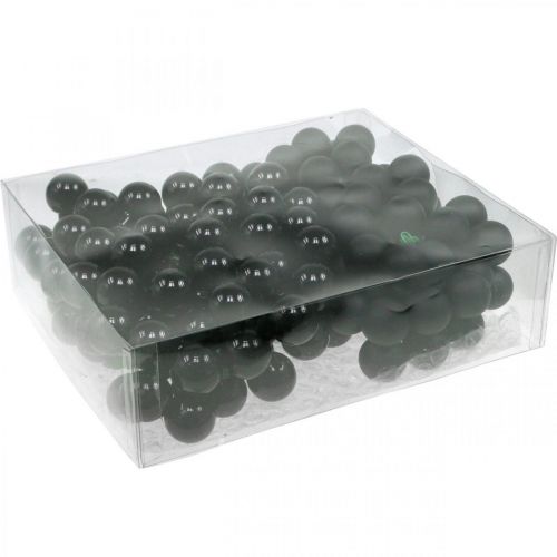 tételeket Mini karácsonyi labdák drót fekete üvegen Ø25mm 140 db