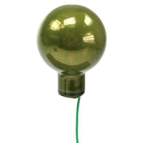 Floristik24 Karácsonyi dekoráció tükör bogyók zöld Ø2,5cm 140db