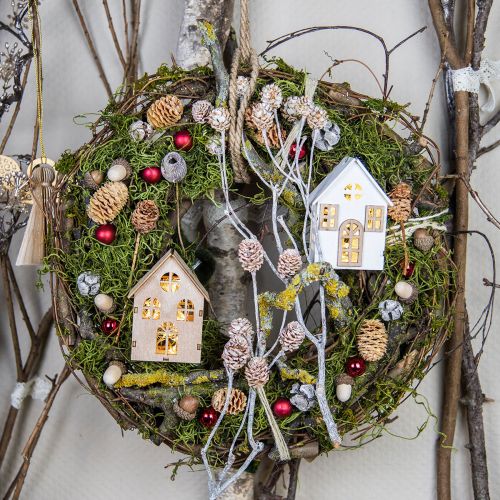 tételeket Tükörbogyó vörös keverék Ø25mm 140 db