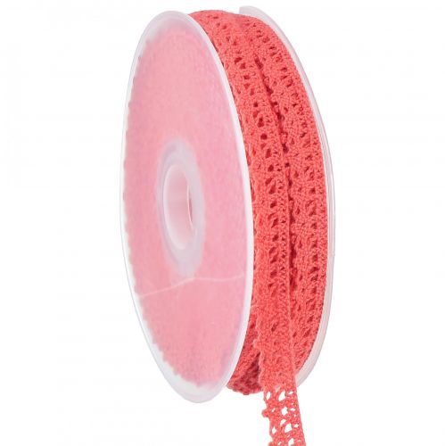 tételeket Csipkeszegély korall díszszalag csipke díszszalag W12mm L20m
