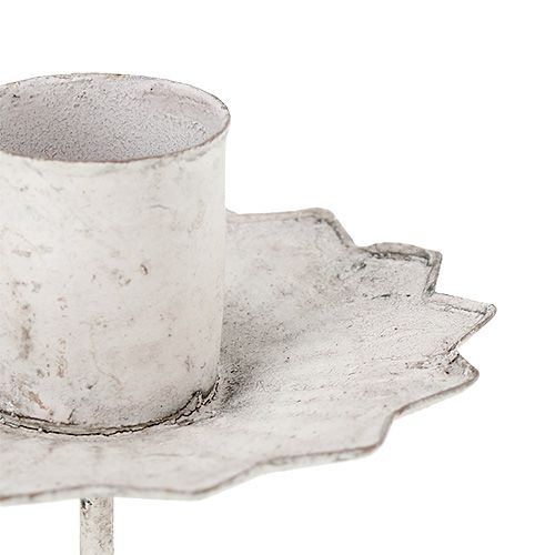 Floristik24 Kúpos gyertyatartó felragasztáshoz Ø7cm krémszínű 4db