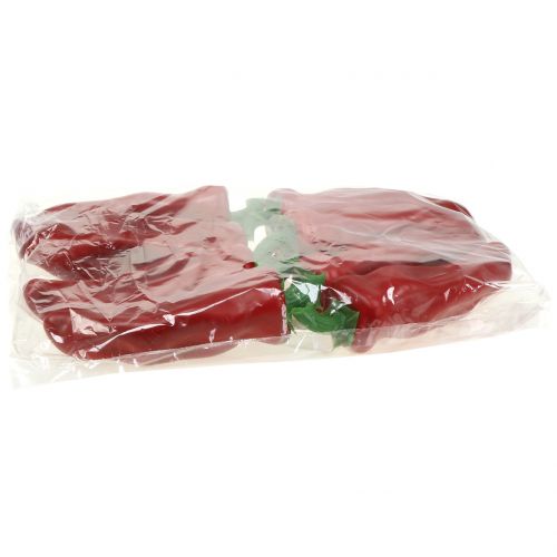 Floristik24 Hegyes paprika piros 14cm 8db