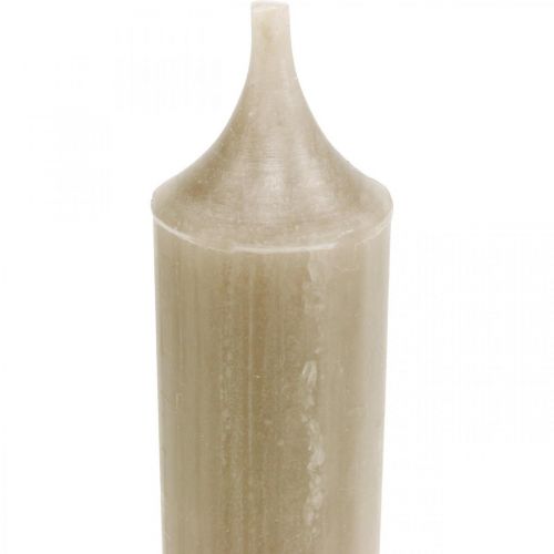 tételeket Pálcás gyertyák barna gyertyák gyertya dekoráció őszi Ø21/170mm 6 db