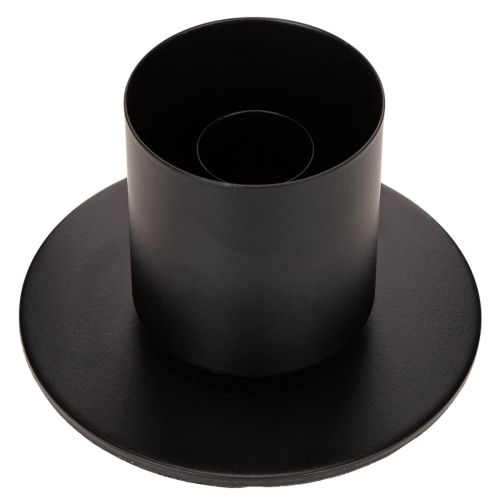 Kúpos gyertyatartó üveghengerrel. Egyszerű és időtlen. 31 cm | Floristik24.hu