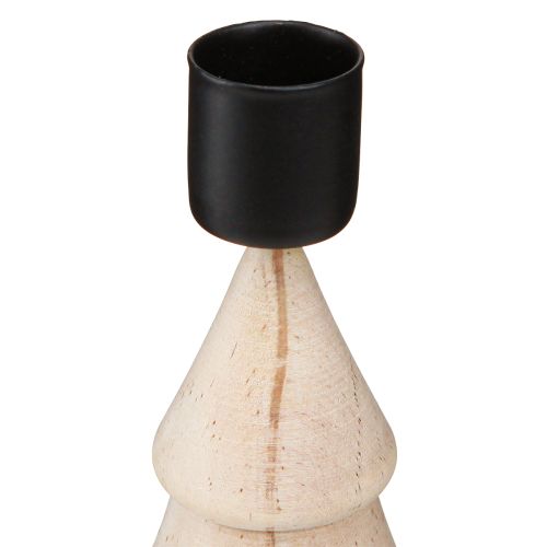 tételeket Pálcika alakú gyertyatartó fa dekoráció karácsonyfához, natúr, M16cm, 2 db