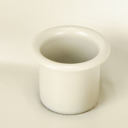 Floristik24 Szűkülő gyertyatartó 4 gyertyához, gyertyatál, szürke fém, Ø30cm