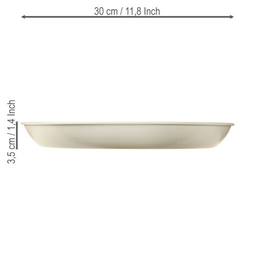 Szűkülő gyertyatartó 4 gyertyához, gyertyatál, szürke fém, Ø30cm | Floristik24.hu
