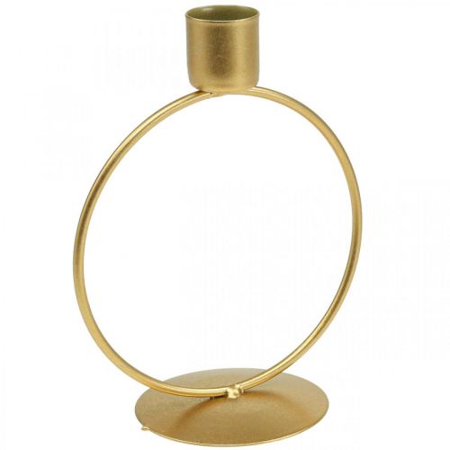 Floristik24 Gyertyatartó arany gyertyatartó fém gyűrű Ø10,5cm
