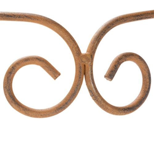 tételeket Rácsos, kúszónövény, ívelt díszítőelem virágágyásokhoz és növénycserepekhez, 75 cm