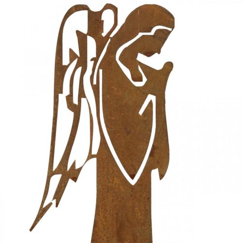 Floristik24 Kerti karó Karácsonyi Patina Deco Angel Praying 40cm