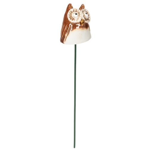 Kerámia bagoly díszes növényfigura 26cm 2db | Floristik24.hu