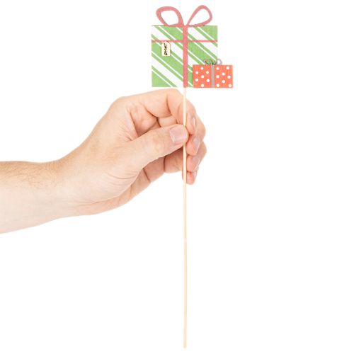 Növényjelölők ajándékkészlet, fa mintával, 31 cm, 12 darabos | Floristik24.hu