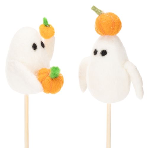 Szellemfigurák fapálcákon, Halloween dekoráció, 54 cm, 8 darab | Floristik24.hu