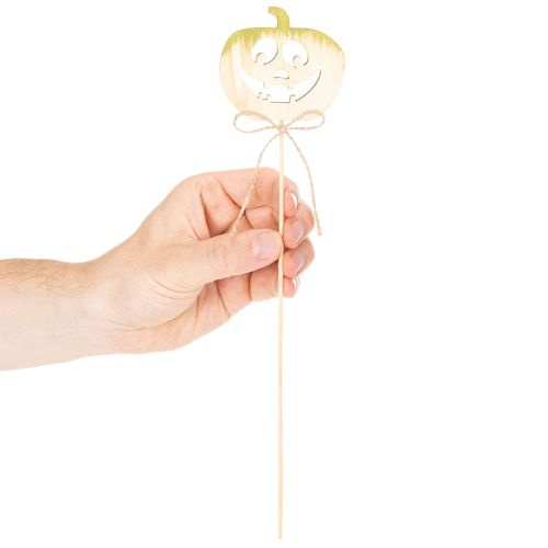 Dekoratív tök arccal Halloween dekorációval, 31cm, 12 darab | Floristik24.hu