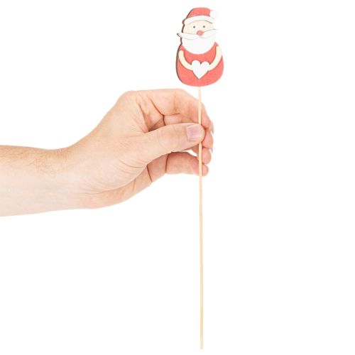 Dekoratív Mikulás-karók virágdíszekhez és cserepes növényekhez, 31 cm, 12 darab | Floristik24.hu