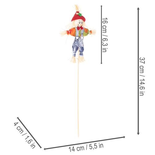 Virágkarók madárijesztő virágdíszekhez 37cm 6db | Floristik24.hu