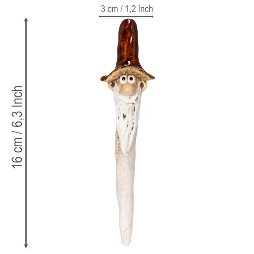 Dekoratív kerti törpe figura növénycserepekbe, 16 cm, 2 darab | Floristik24.hu