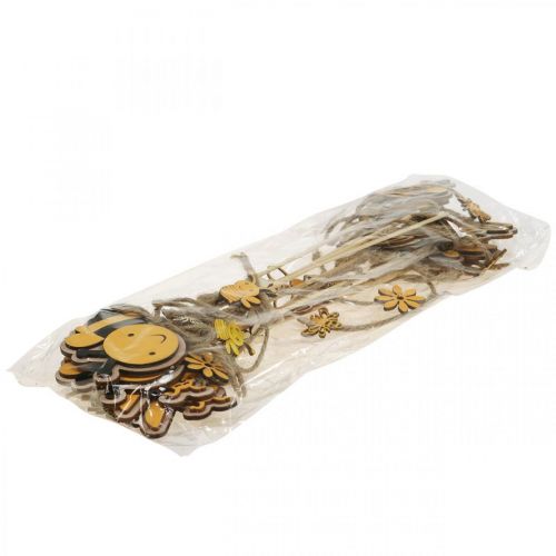 Floristik24 Méhdugó virágdugó fa méhdísz 8cm/32cm 12 db