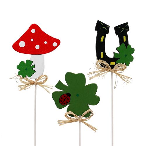 Dugó szerencse szimbólummal 6,5-8cm 12db