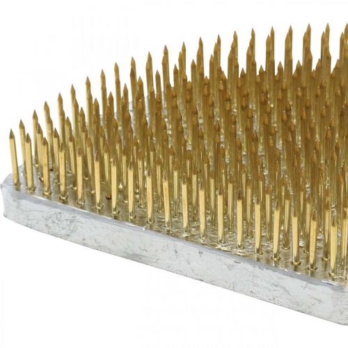 tételeket Plug-in sündisznó Kenzan negyed behelyezési segédeszköz ezüst sárgaréz 80×80mm