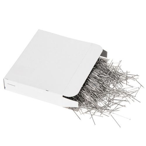 Floristik24 Ezüstözött vascsapok, nikkelezett, 105/30mm, 500g