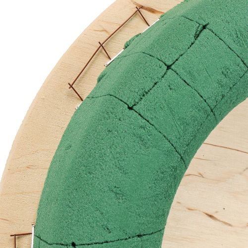 tételeket Virágmintás habkoszorú fán nedves virágmintás hab zöld Ø29cm