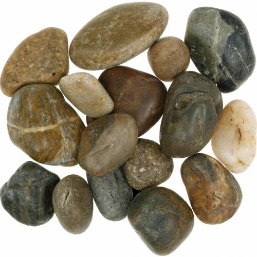tételeket River Pebbles Natural Light and Dark 3-6cm 1kg