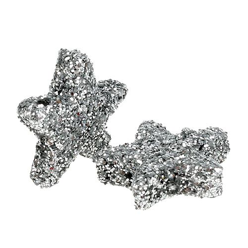 tételeket Star Glitter 1,5cm ezüst szóráshoz 144db