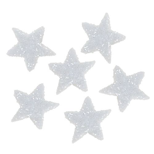 Star Glitter 1,5cm fehér szóráshoz 144db