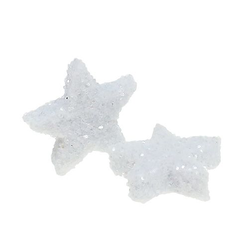 tételeket Star Glitter 1,5cm fehér szóráshoz 144db
