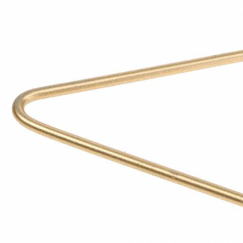 Floristik24 Díszcsillag akasztható arany fém Ø50,5cm 2db