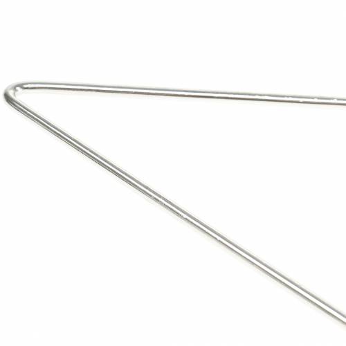 Floristik24 Deco csillag ezüst fém Ø50cm 4db